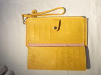 ストラップ付き長財布 イエロー 409