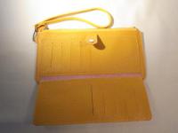 ストラップ付き長財布 イエロー 133