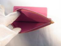 ストラップ付き長財布 ピンク 529