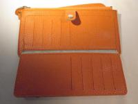 ストラップ付き長財布 オレンジ 136