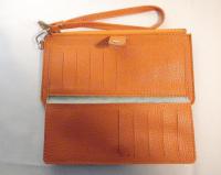 ストラップ付き長財布 オレンジ 230