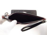 ストラップ付き長財布 ブラック 168