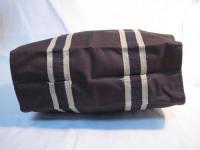 トートバック バイカラー ブラウン 378