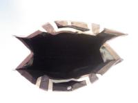 トートバック バイカラー ブラウン 435