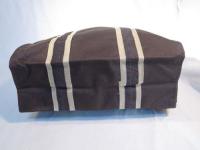 トートバック バイカラー ブラウン 443