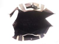 トートバック バイカラー ブラウン 443