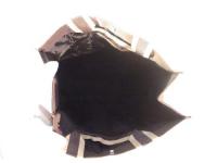 トートバック バイカラー ブラウン 535