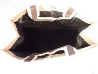 トートバック バイカラー ベージュ 375