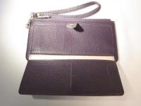 ストラップ付き長財布 ブラック 142※