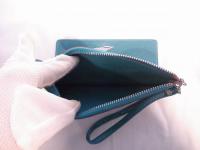 ストラップ付き長財布 ターコイズブルー 564