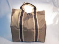 トートバック バイカラー ベージュ 538