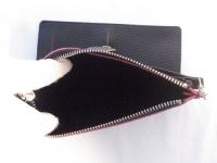 ストラップ付き長財布 ブラック 521