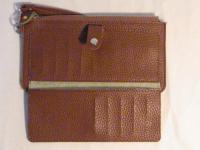 ストラップ付き長財布 キャメル 519