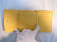 二つ折り財布 イエロー 470