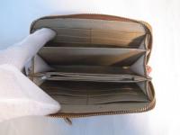 ストラップ付きラウンドファスナー長財布 パッチワーク B 459