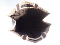 トートバック バイカラー ベージュ 448