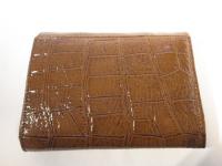 二つ折り財布 キャメル 210