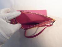 ストラップ付き長財布 ピンク 163