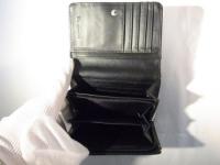 二つ折り財布 ブラック 423