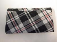 長財布 ブラックチェック 233