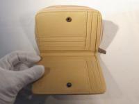 二つ折り財布 ベージュ 157