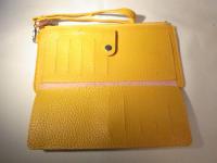 ストラップ付き長財布 イエロー 137