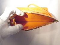 ストラップ付き長財布 オレンジ 143